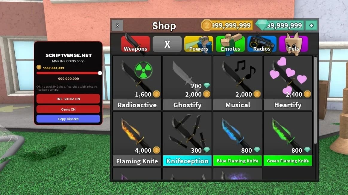 Unlock All M‍M‍2 Pets & Spawner + INF COINS AND INF DIAMONDS